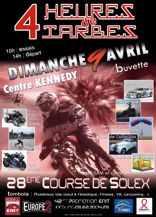 Affiche Solex 4 heures de Tarbes